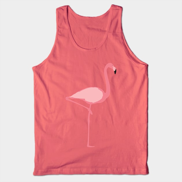 Flamingo Tank Top by evisionarts